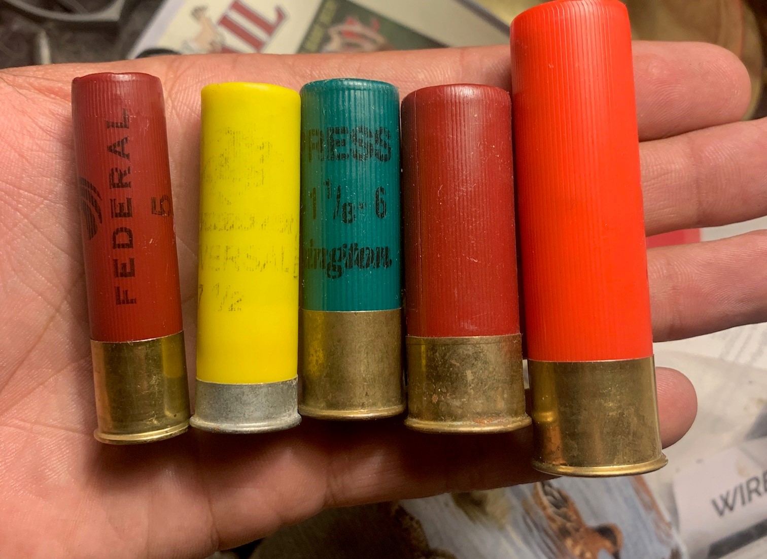 Federal Dark Red 28 Gauge Shotgun Shells Empty 28GA High Brass